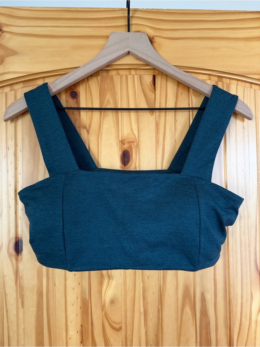 Old Navy Teal Wide-Strap Square Neck Bralette